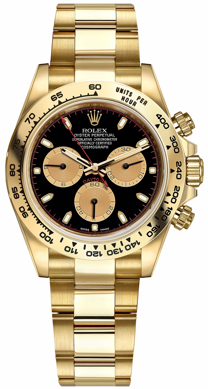 Rolex Cosmograph Daytona Self winding Automatic Black Watch 116508-0009 
