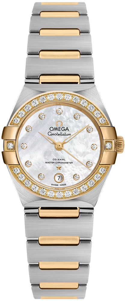 Omega Constellation Watches Ladies Pearl White Self winding Automatic Chronometer 13125292055002 Watch 