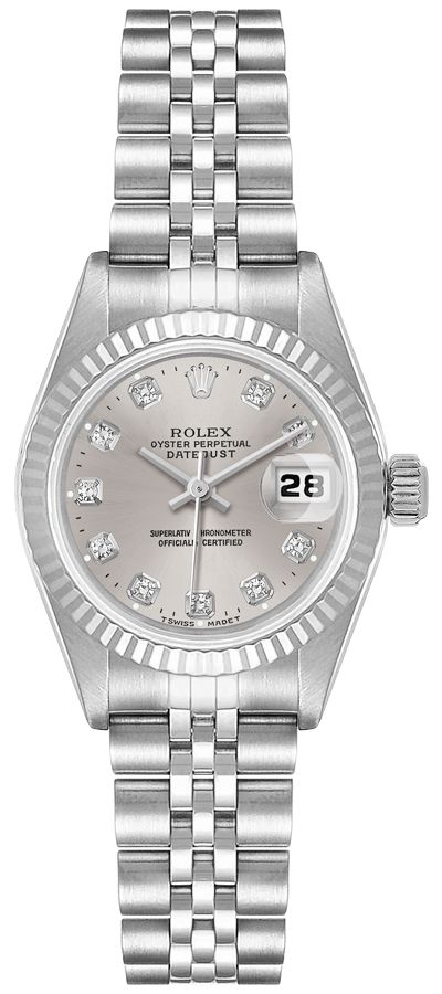 Rolex Lady-Datejust Self winding Automatic Silver Ladies Watch 69174-SLVDJ 