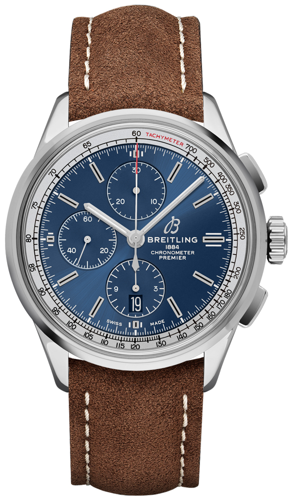 Breitling Premier Self winding Automatic Blue Mens Watch A13315351C1X1 