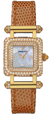 Audemars Piguet Deva Battery Operated Quartz Pearl White Ladies Watch 67421BA-ZZ-A081LZ-01 