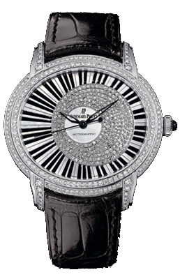 Audemars Piguet Millenary Self winding Automatic Pearl White Mens Watch 15326BC-ZZ-D102CR-01 