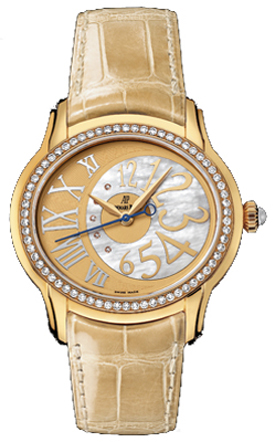 Audemars Piguet Millenary Self winding Automatic Gold Ladies Watch 77301BA-ZZ-D097CR-01 