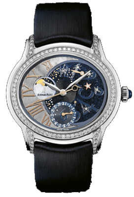 Audemars Piguet Millenary Self winding Automatic Chronometer Black Ladies Watch 77315BC-ZZ-D007SU-01 