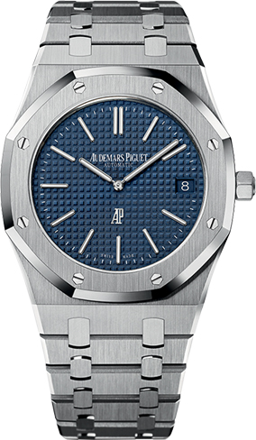 Audemars Piguet Royal Oak Self winding Automatic Blue Mens Watch 15202ST-OO-1240ST-01 