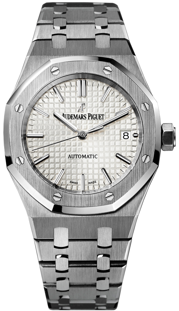 Audemars Piguet Royal Oak Self winding Automatic Silver Ladies Watch 15450ST-OO-1256ST-01 