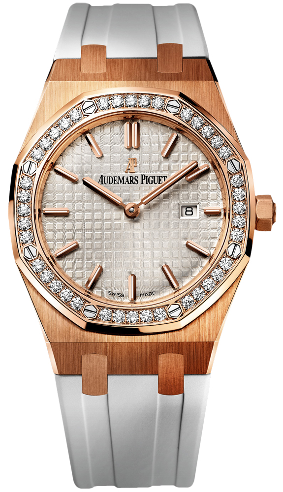 Audemars Piguet Royal Oak Battery Operated Quartz Silver Ladies Watch 67651OR-ZZ-D010CA-01 