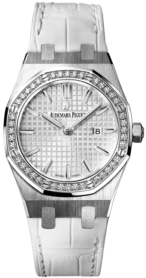 Audemars Piguet Royal Oak Battery Operated Quartz Silver Ladies Watch 67651ST-ZZ-D011CR-01 