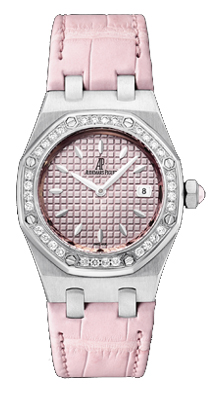Audemars Piguet Royal Oak Battery Operated Quartz Pink Ladies Watch 67601ST-ZZ-D057CR-01 