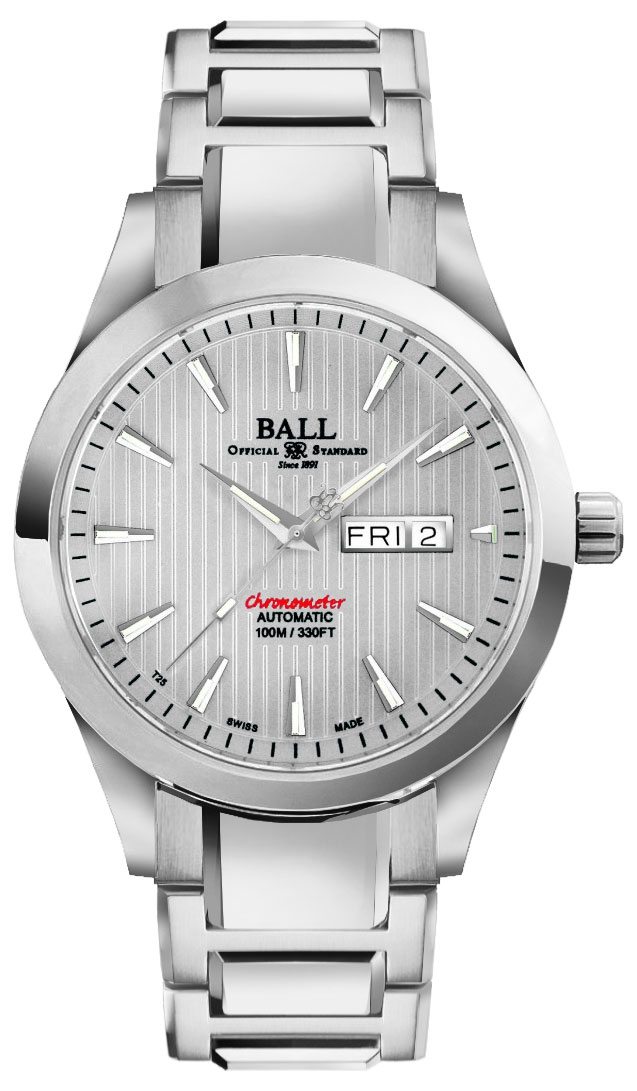 Ball Engineer II Chronometer Red Label NM2026C-SCJ-WH Self winding Automatic Chronometer White Mens Watch NM2026C-SCJ-WH 