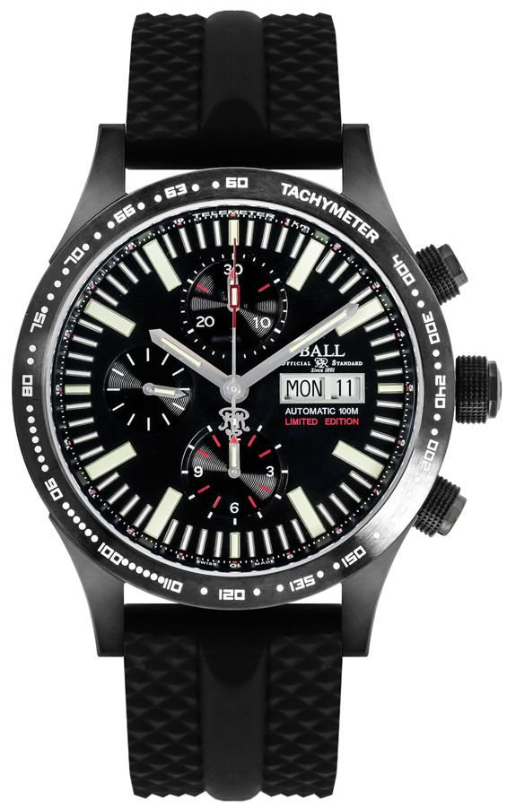 Ball Storm Self Winding Automatic Black Mens Watch CM2192C-P2-BK 