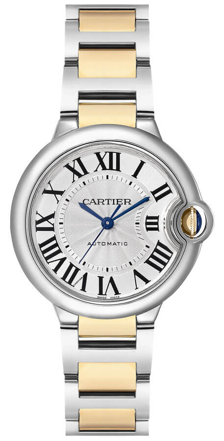 Cartier Ballon Bleu Self winding Automatic Silver Ladies Watch W2BB0029 