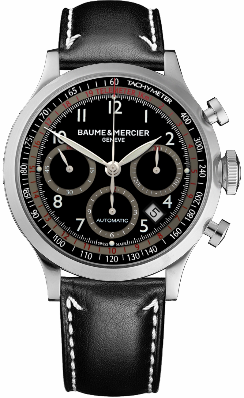 Baume & Mercier Capeland Self-winding Automatic Black Mens Watch MOA10001 