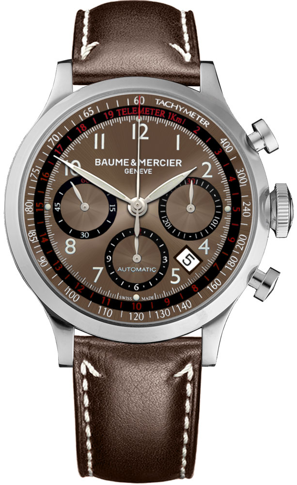 Baume & Mercier Capeland Self-winding Automatic Brown Mens Watch MOA10002 