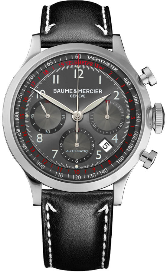 Baume & Mercier Capeland Self-winding Automatic Grey Mens Watch MOA10003 