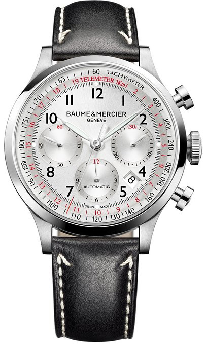Baume & Mercier Capeland Self-winding Automatic Silver Mens Watch MOA10005 