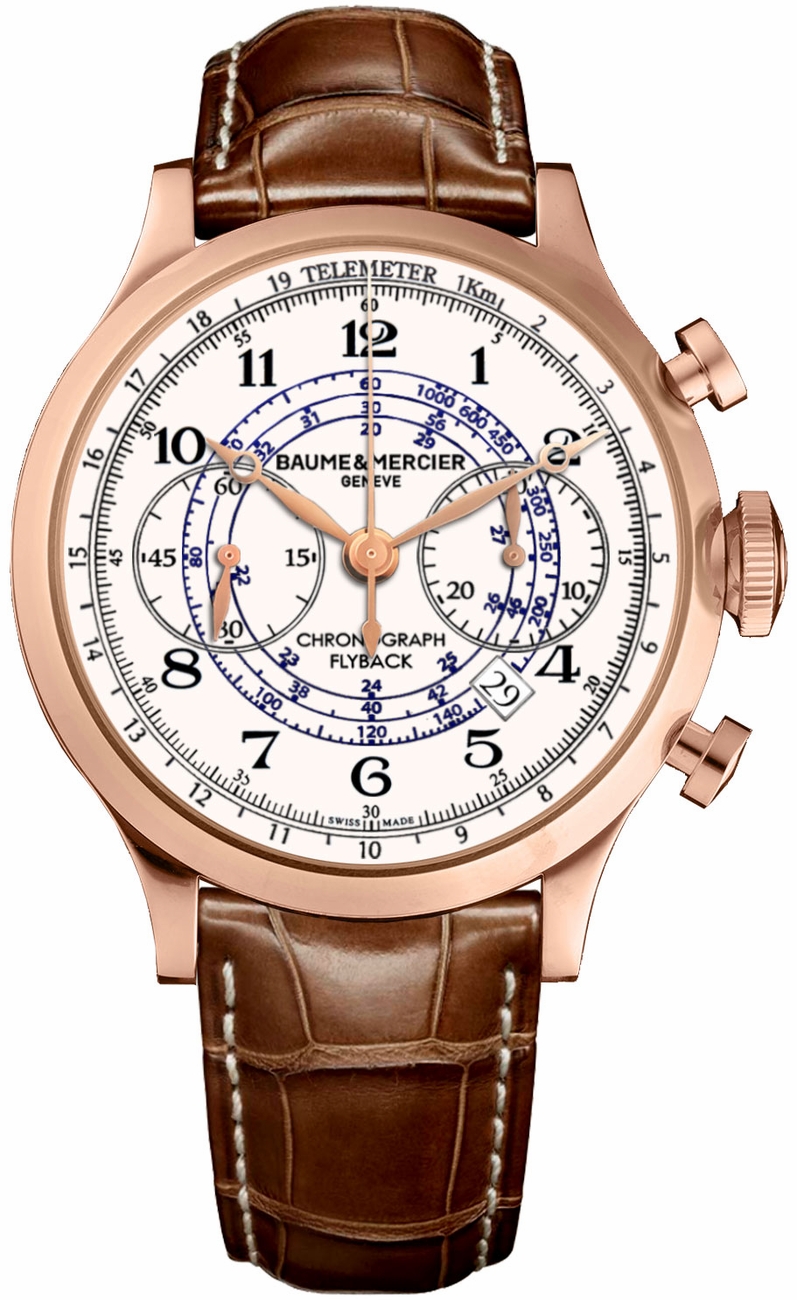 Baume & Mercier Capeland Self-winding Automatic White Mens Watch MOA10007 