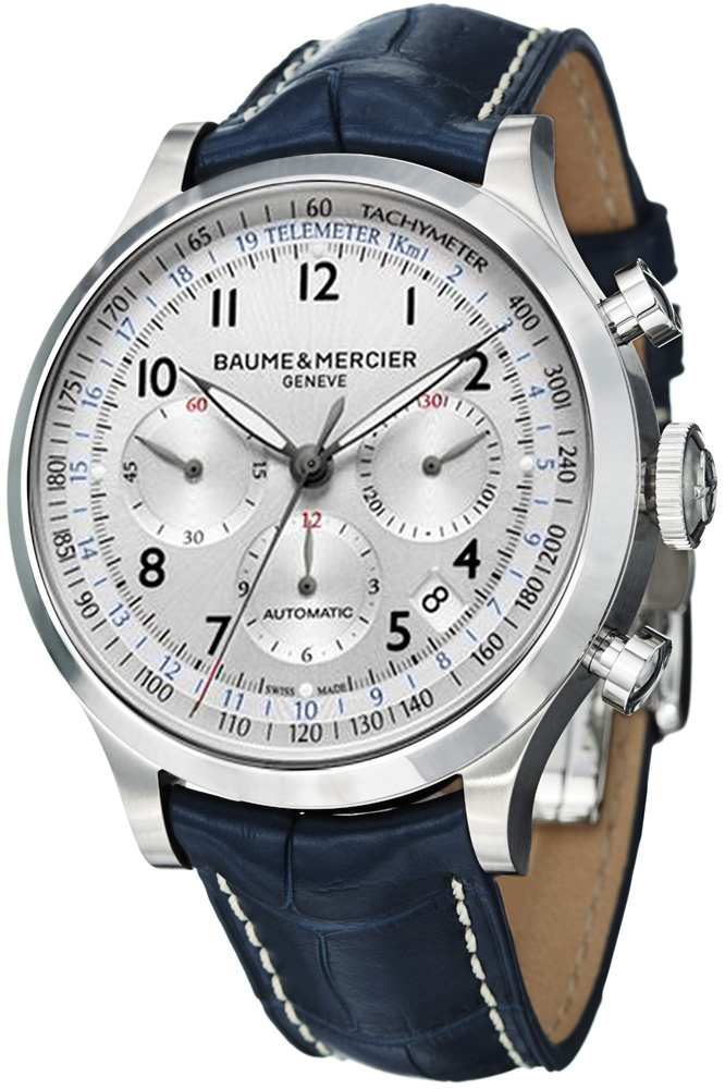 Baume & Mercier Capeland Self-winding Automatic Silver Mens Watch MOA10063 