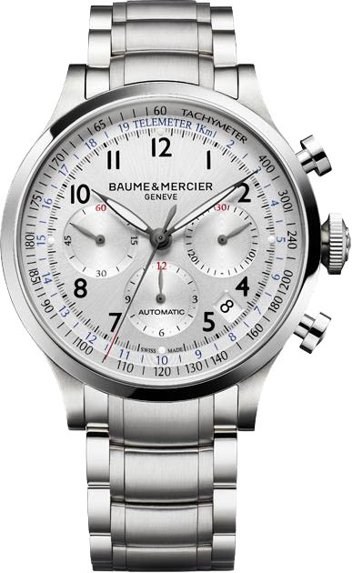 Baume & Mercier Capeland Self-winding Automatic Silver Mens Watch MOA10064 