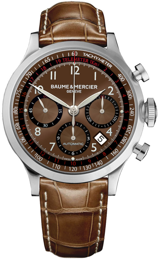 Baume & Mercier Capeland Self-winding Automatic Brown Mens Watch MOA10083 