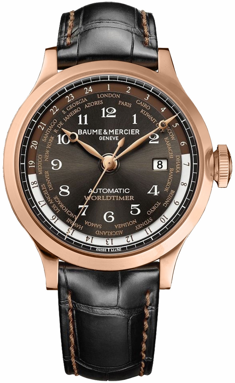 Baume & Mercier Capeland Self-winding Automatic Brown Mens Watch MOA10136 