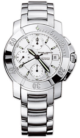 Baume & Mercier Capeland Self-winding Automatic Silver Mens Watch MOA8402 