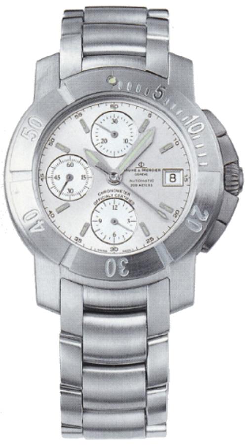 Baume & Mercier Capeland Self-winding Automatic Silver Mens Watch MOA08113 
