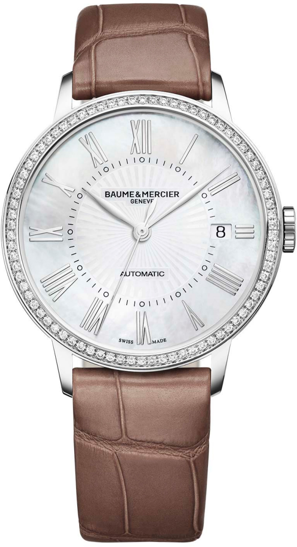 Baume & Mercier Classima Executives Self-winding Automatic Pearl White Ladies Watch MOA10222 