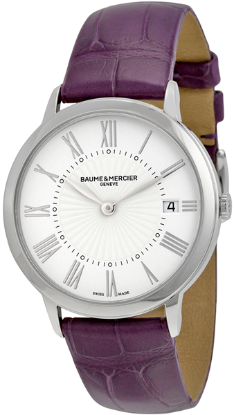 Baume & Mercier Classima Executives Battery Operated Quartz White Ladies Watch MOA10224 