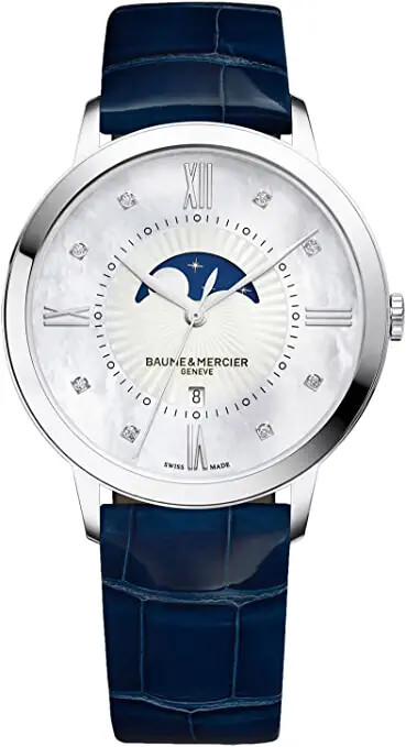 Baume & Mercier Classima Executives Battery Operated Quartz White Ladies Watch MOA10226 