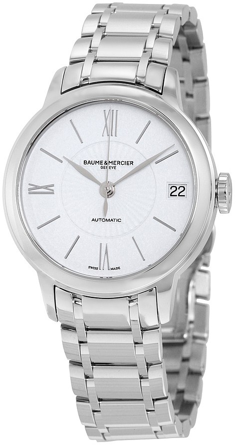 Baume & Mercier Classima Executives Battery Operated Quartz Pearl White Ladies Watch MOA10267 