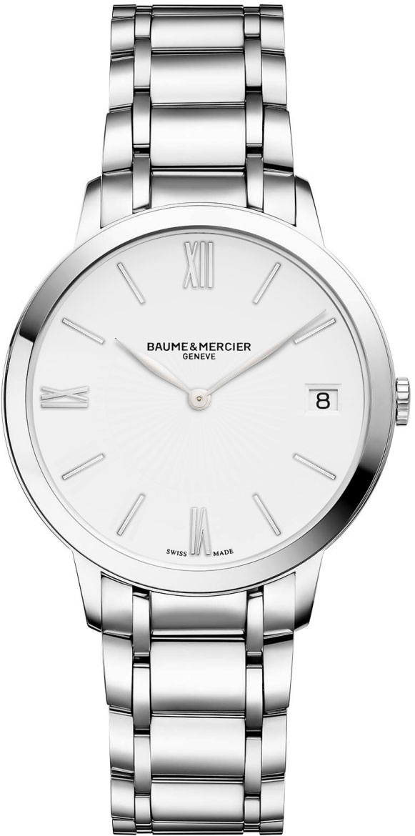 Baume & Mercier Classima Executives Battery Operated Quartz White Ladies Watch MOA10335 