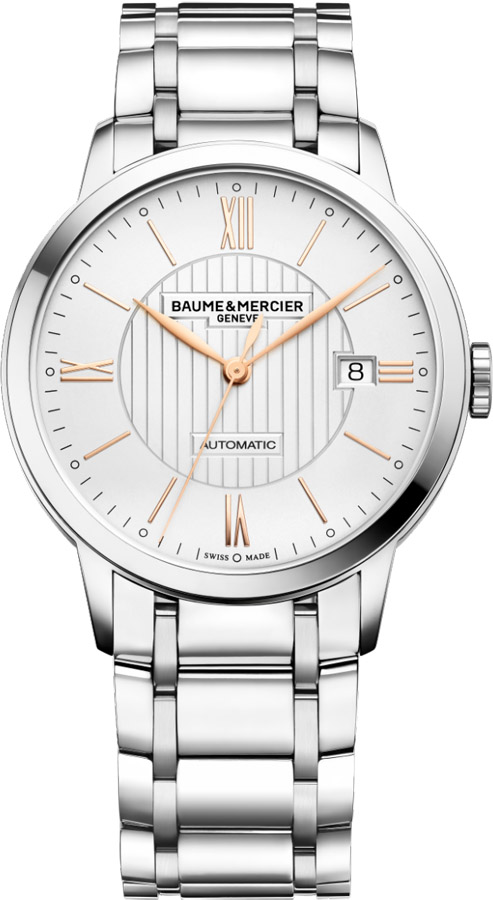 Baume & Mercier Classima Executives Self-winding Automatic Silver Mens Watch MOA10374 