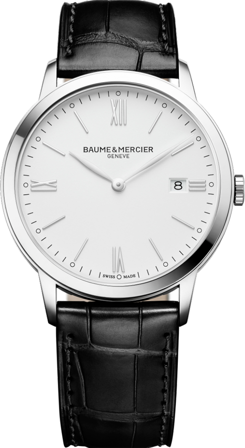 Baume & Mercier Classima Executives Battery Operated Quartz White Mens Watch MOA10414 