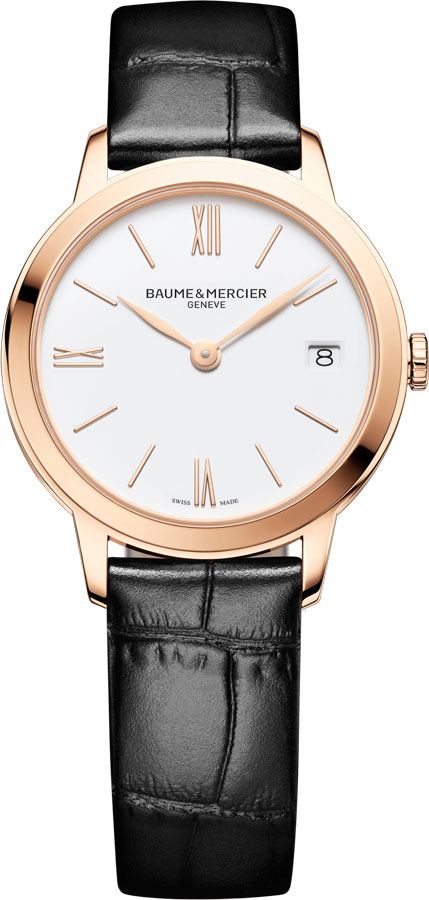 Baume & Mercier Classima Executives Battery Operated Quartz White Ladies Watch MOA10440 
