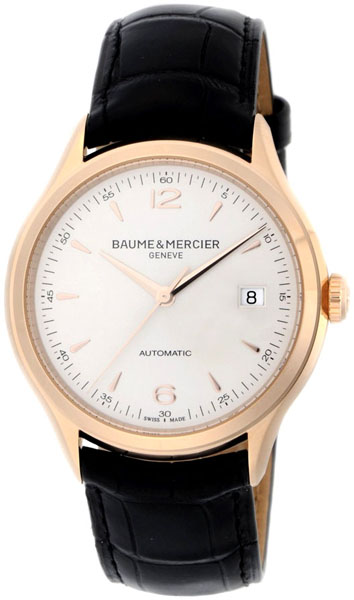 Baume & Mercier Clifton Self-winding Automatic Silver Mens Watch MOA10058 