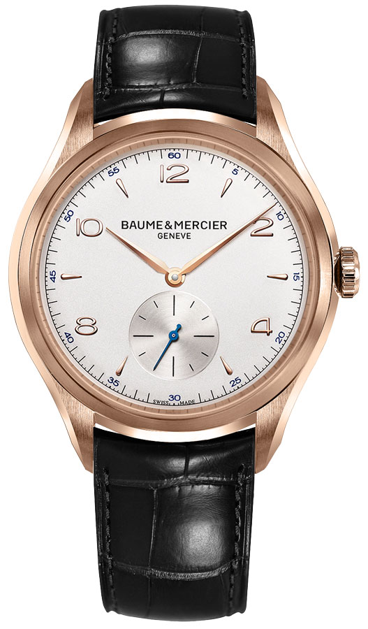 Baume & Mercier Clifton Manual Winding Silver Mens Watch MOA10060 