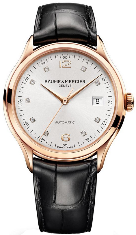 Baume & Mercier Clifton Self-winding Automatic Silver Mens Watch MOA10104 