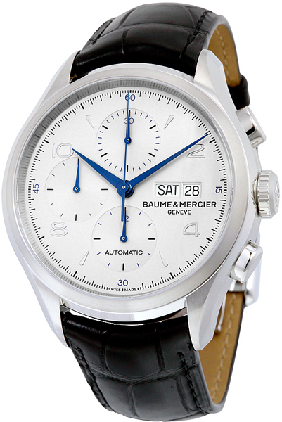 Baume & Mercier Clifton Self-winding Automatic Silver Mens Watch MOA10123 