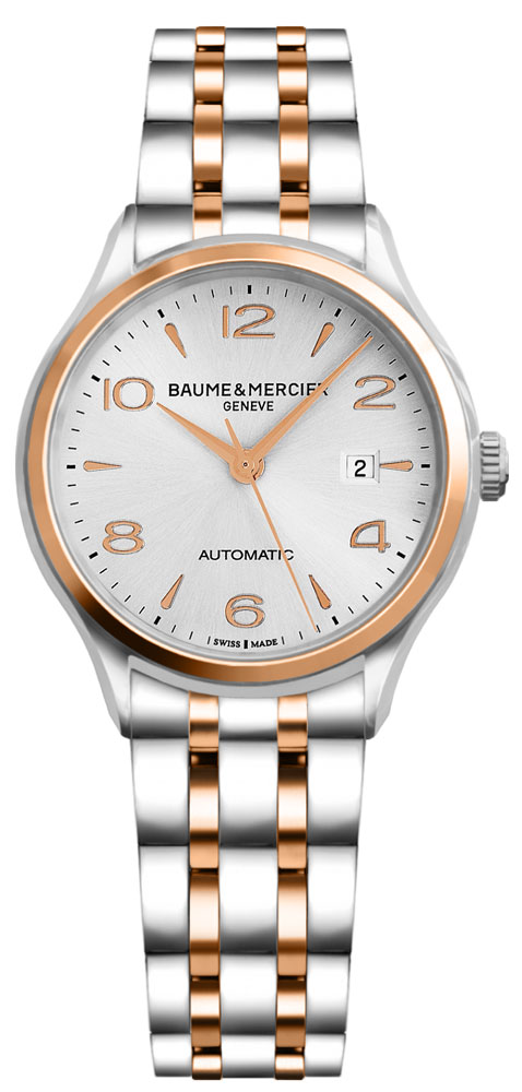 Baume & Mercier Clifton Self-winding Automatic Silver Ladies Watch MOA10152 