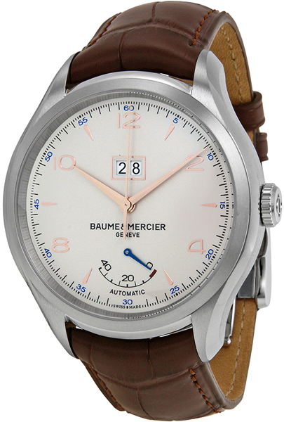 Baume & Mercier Clifton Self-winding Automatic Silver Mens Watch MOA10205 