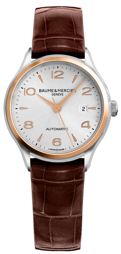 Baume & Mercier Clifton Self-winding Automatic Silver Ladies Watch MOA10208 