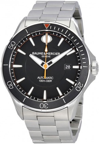 Baume & Mercier Clifton Self-winding Automatic Black Mens Watch MOA10340 