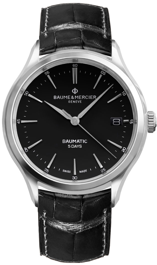 Baume & Mercier Clifton Self-winding Automatic Black Mens Watch MOA10399 