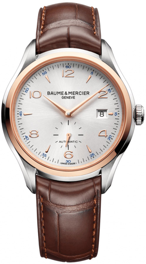 Baume & Mercier Clifton Self-winding Automatic Silver Mens Watch MOA10139 