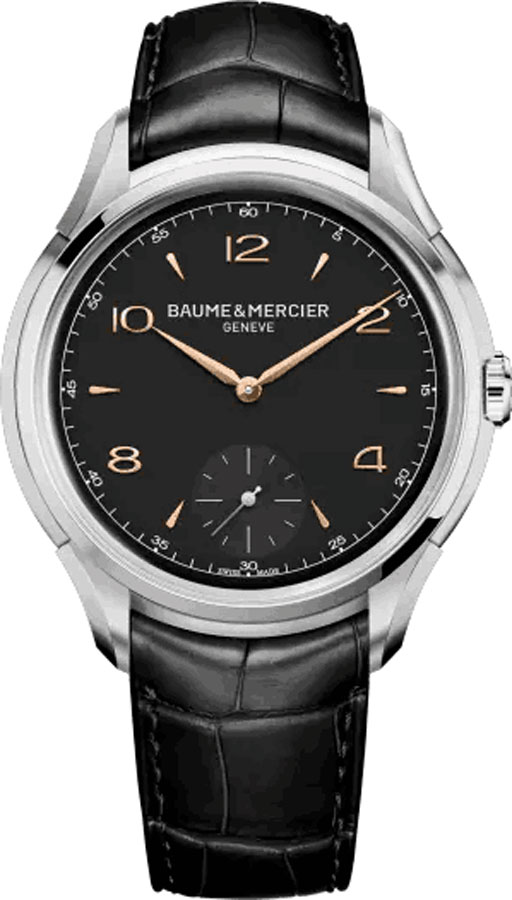 Baume & Mercier Clifton Manual Winding Black Mens Watch MOA10364 