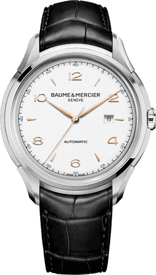 Baume & Mercier Clifton Self-winding Automatic Silver Mens Watch MOA10365 