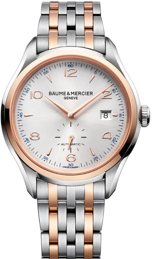Baume & Mercier Clifton Self-winding Automatic Silver Mens Watch MOA10140 