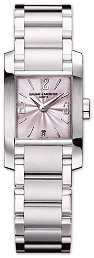 Baume & Mercier Diamant Battery Operated Quartz Pink Ladies Watch MOA8709 