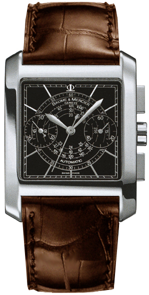 Baume & Mercier Hampton Square Self-winding Automatic Black Mens Watch MOA8608 